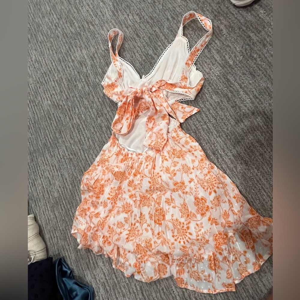 Sky to Moon Flowy Floral Dress